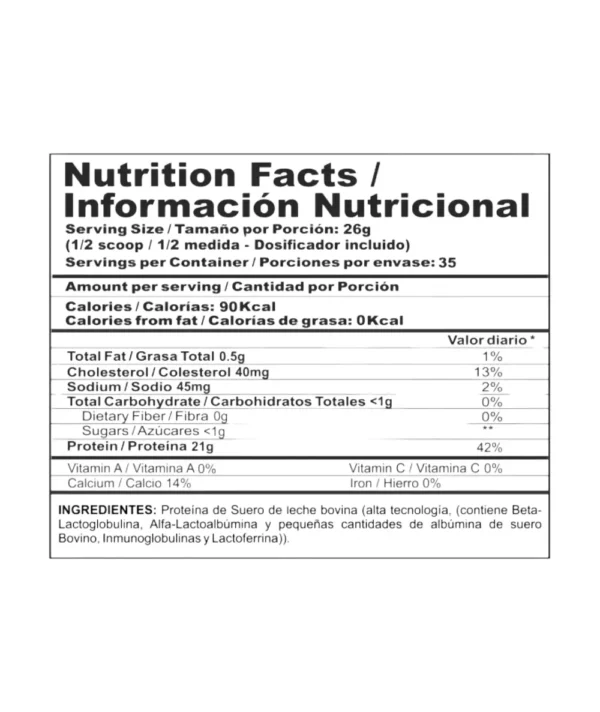 PROTEINA AISLADA - BIPRO CLASSIC 2 LBS - Image 2