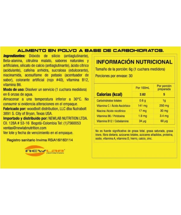 PRE ENTRENO - C4 ORIGINAL X 30 SERVICIOS - Image 2