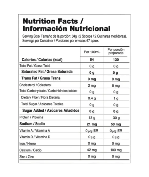 PROTEINA AISLADA - ISOLATE GOURMET 5 LB - Image 2